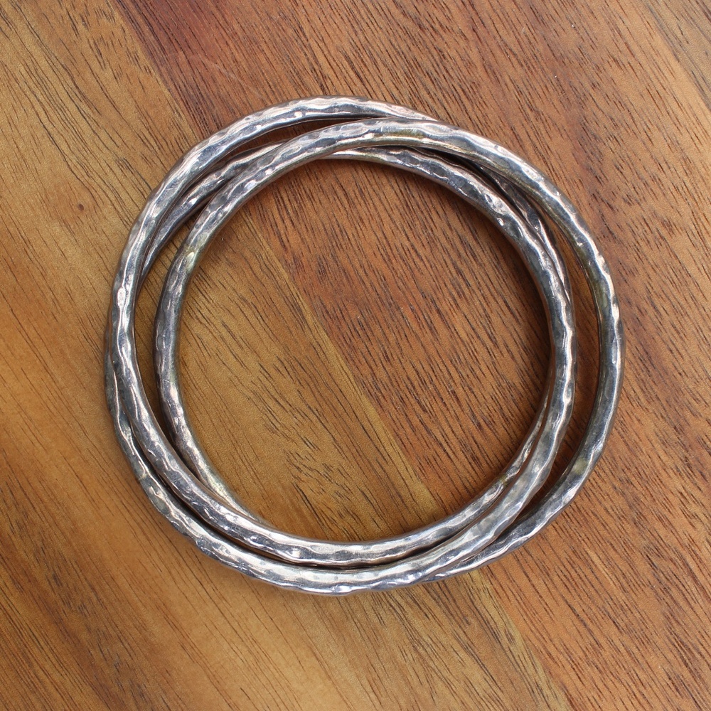 Triple Band Metal Bracelet